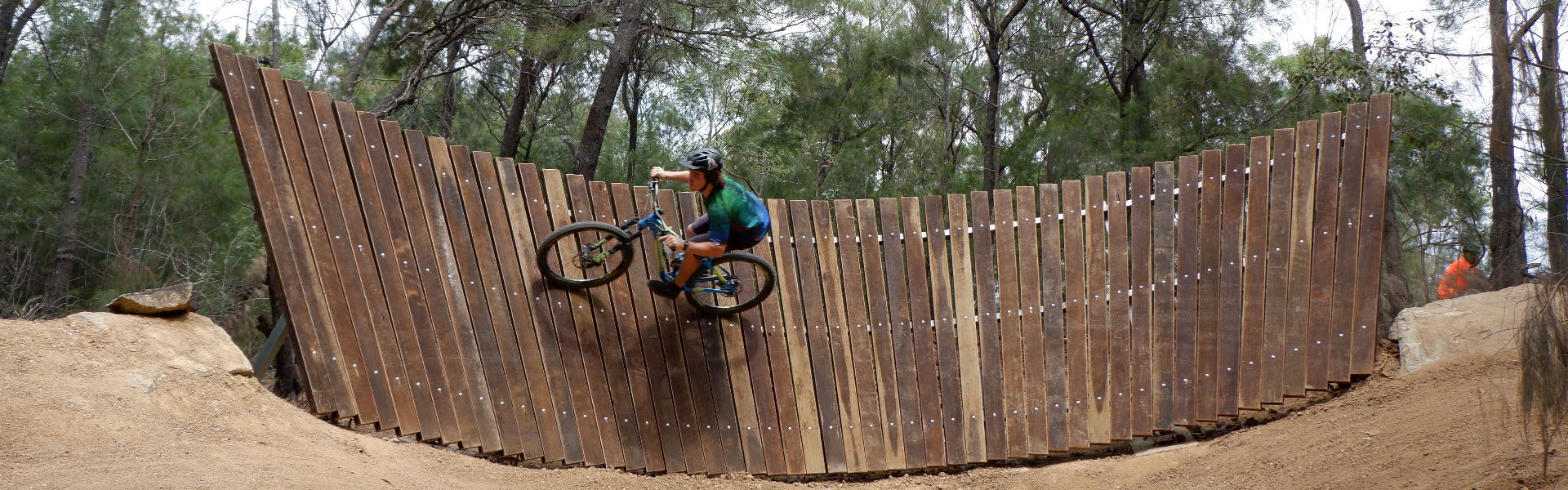 Image showing cyclist on ramp